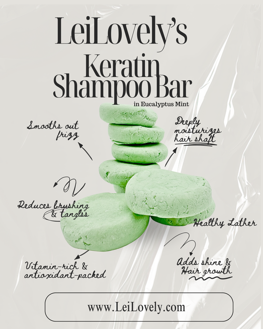 Keratin Shampoo Bar in eucalyptus mint